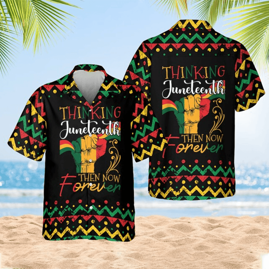 African American Hawaiian Shirt  Tribal Pattern Black Life Aloha Shirt Juneteenth Gift