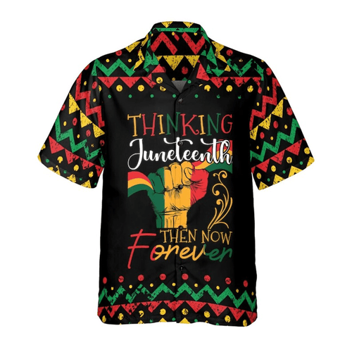 African American Hawaiian Shirt  Tribal Pattern Black Life Aloha Shirt Juneteenth Gift