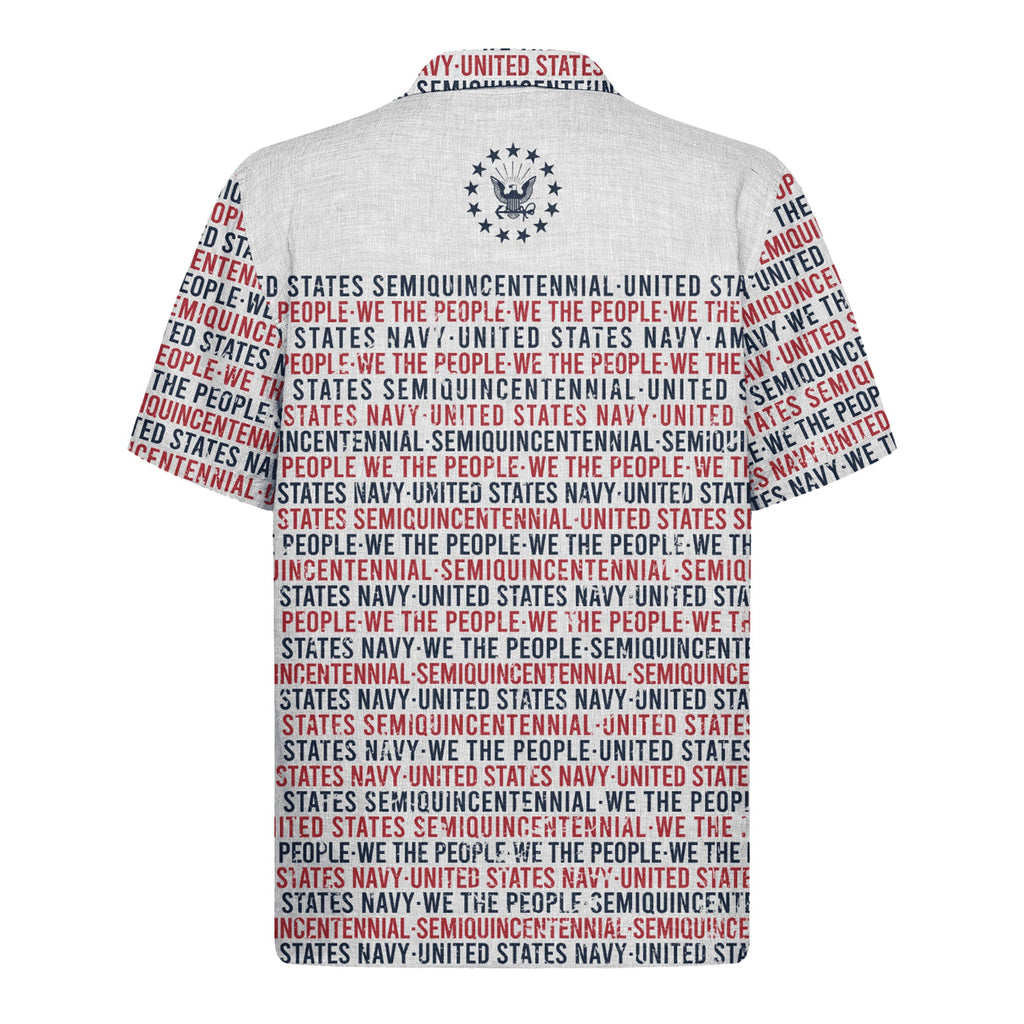 US Navy 250th Anniversary Hawaiian Shirt, America 1776–2026 Aloha Shirt