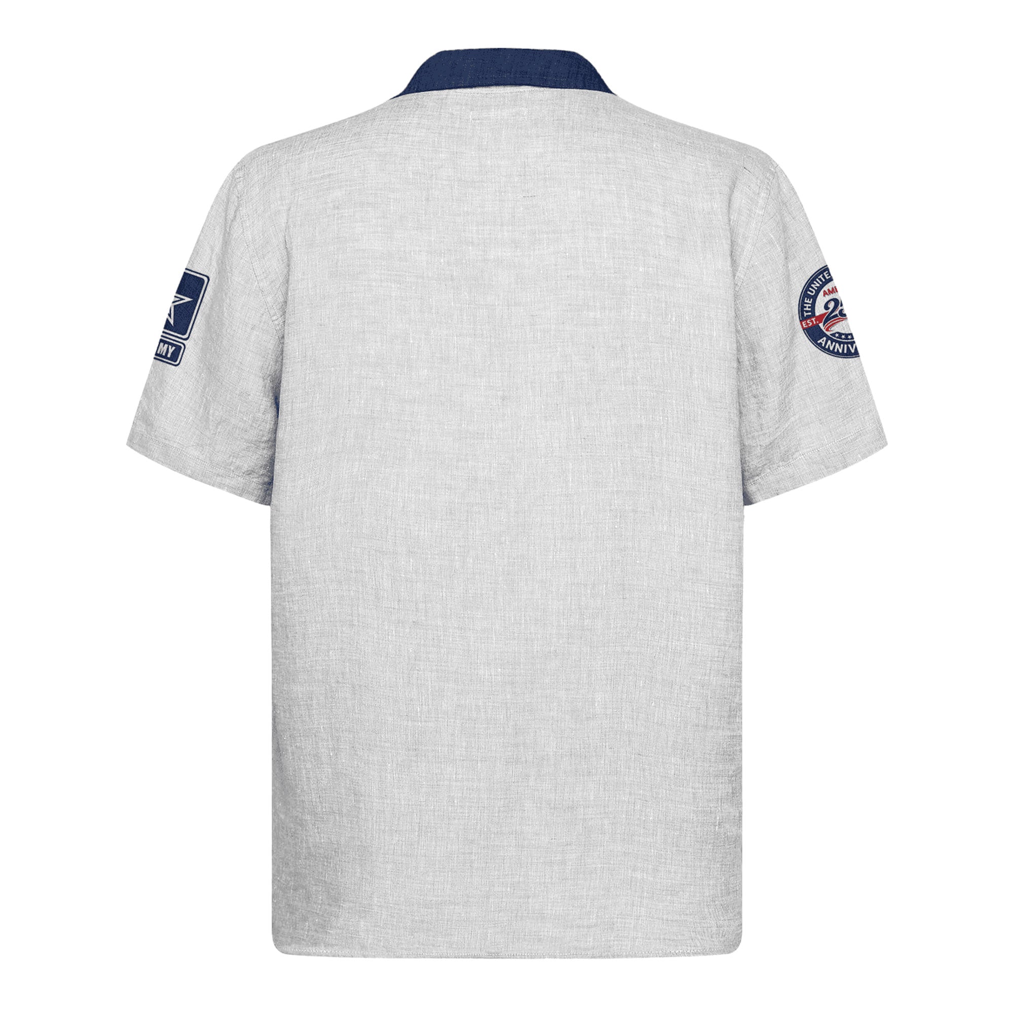 US Army America 250 Shirt, Military Patriotic Aloha Beach Shirt