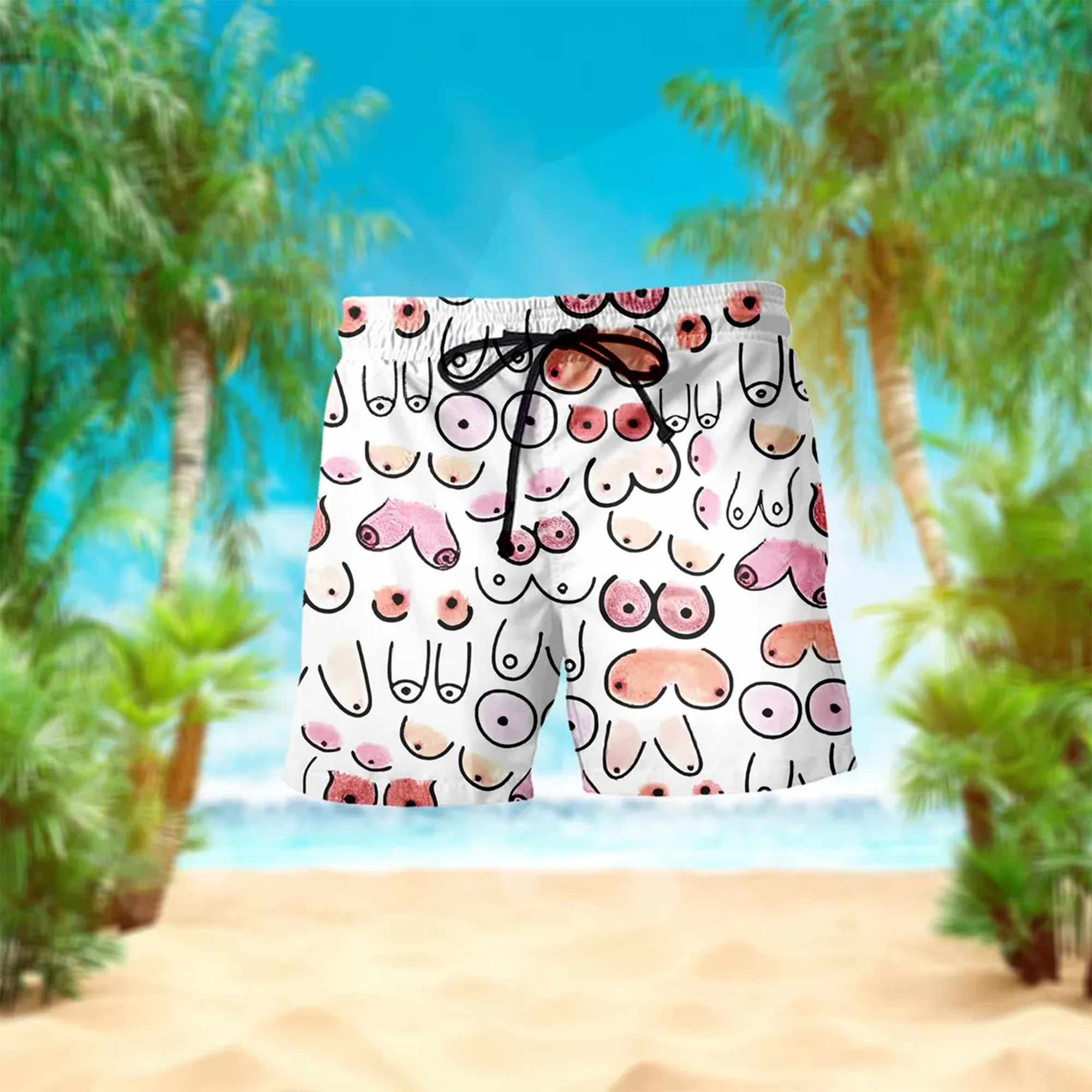 Novelty Funny Hawaiian Shirt,Tropical Beach Party Aloha Shirt Gift