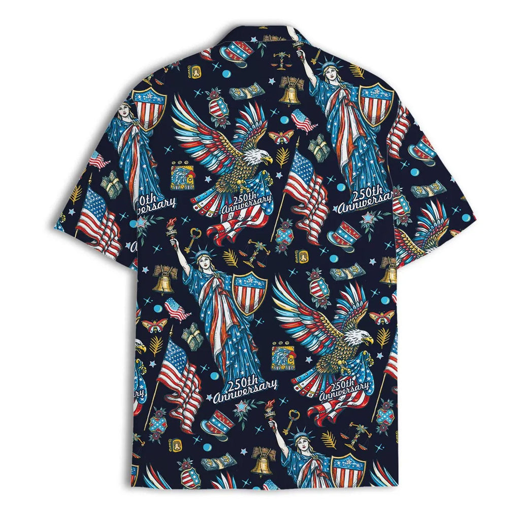 Declaration of Independence Shirt, 250th Anniversary Hawaiian Aloha Shirt
