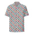 Hot Air Balloon Hawaiian Shirt Sky Festival Aloha Shirt Balloon Print Button Down Beach Outfit