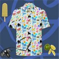 New Orleans Music Festival Hawaiian Shirt  Blues Jazz Fest Season Aloha Button Up Unisex