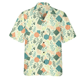 DnD Hawaiian Shirt  RPG Dice Print Aloha Button Up Dungeon Master Gift for Dungeons & Dragons Fans