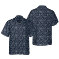 Aviation Hawaiian Shirt  Funny Airplane Aloha Shirt Pilot Gift Button Up for Airplane Lovers